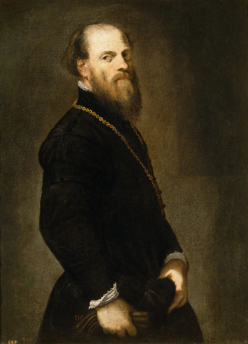 Uomo con la catena d'oro - Jacopo Tintoretto