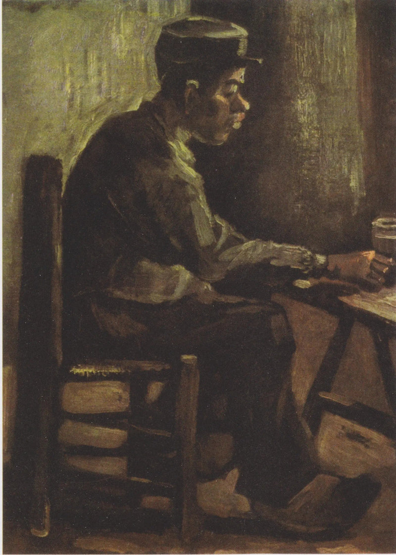 Uomo a un tavolo - Vincent van Gogh