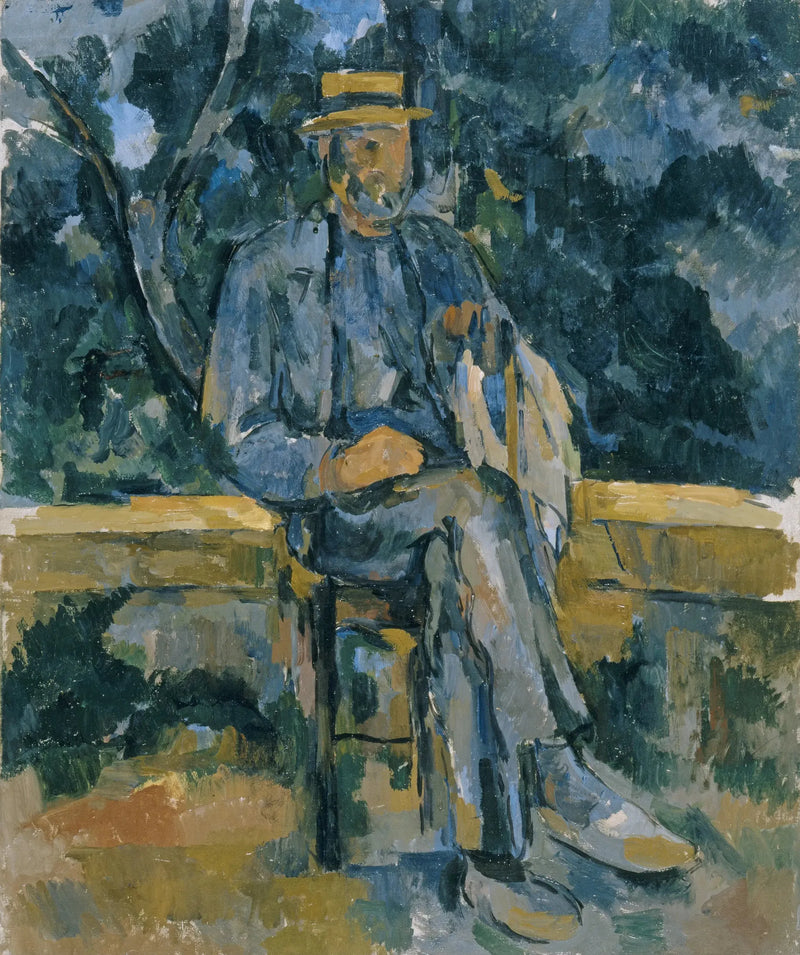 Uomo seduto - Paul Cézanne