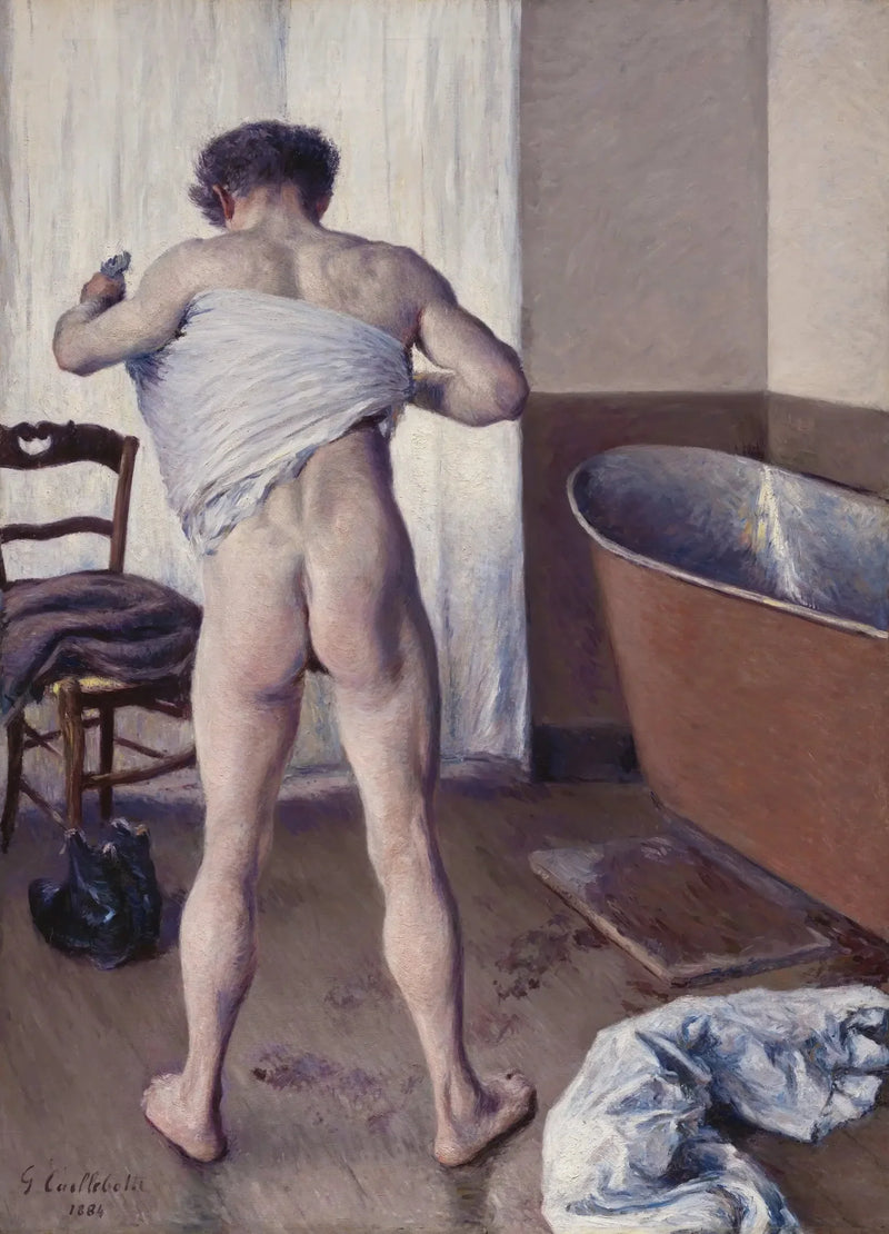 Uomo nella vasca - Gustave Caillebotte