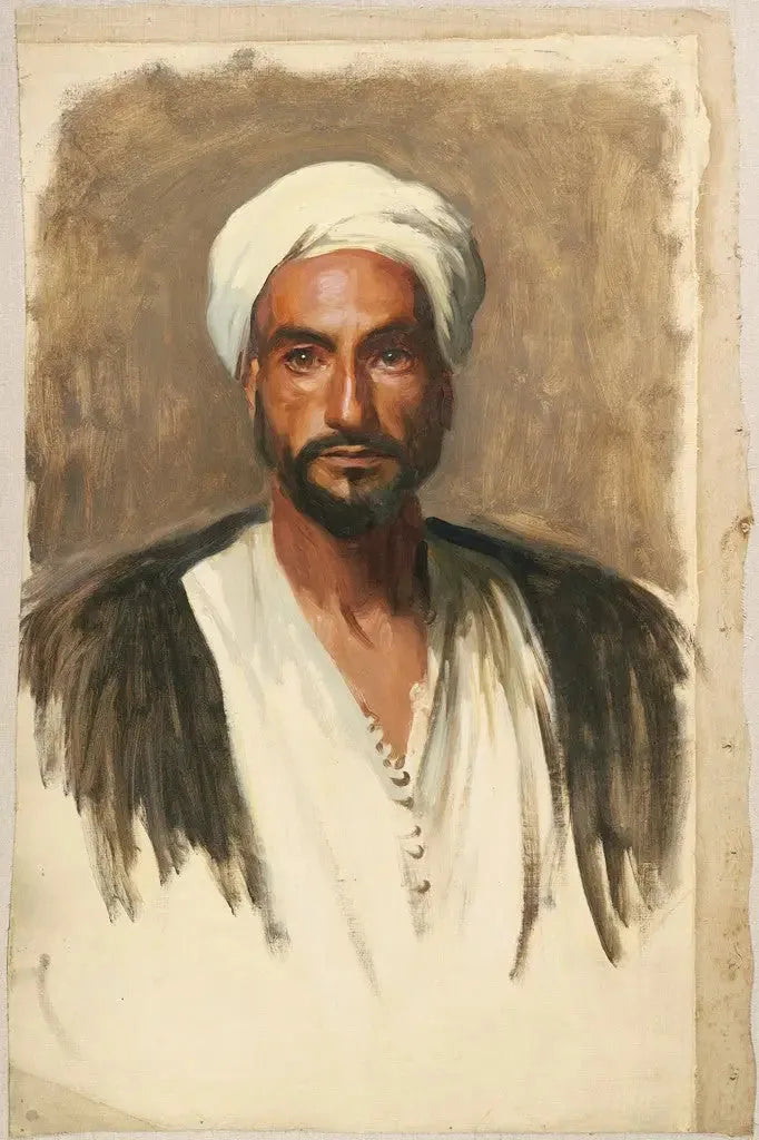 Uomo con turbante bianco - John Singer Sargent