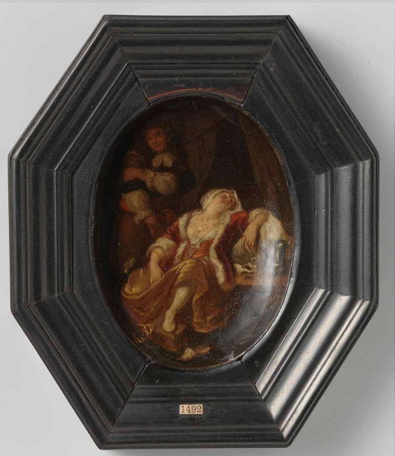 Homme avec une fille - Gerrit Lundens