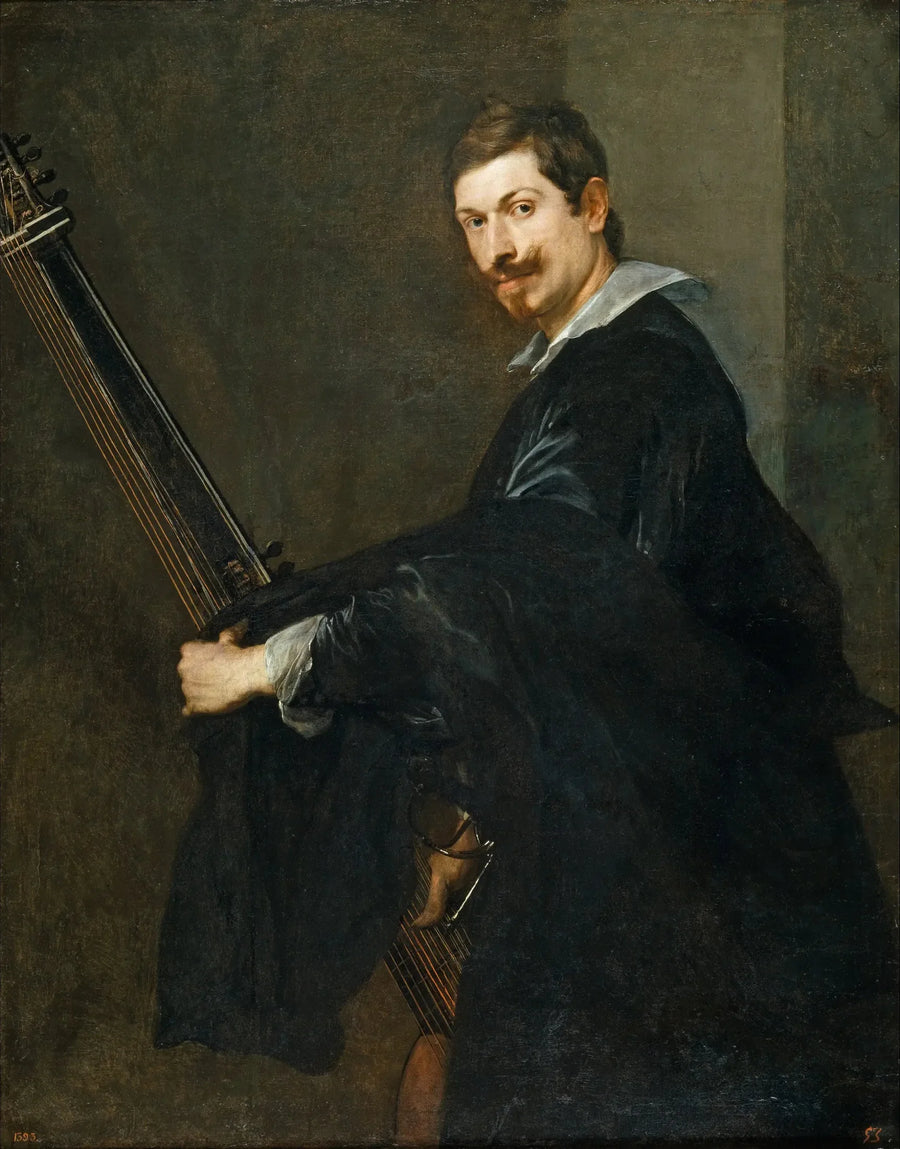 Uomo con un liuto - Antoine van Dyck