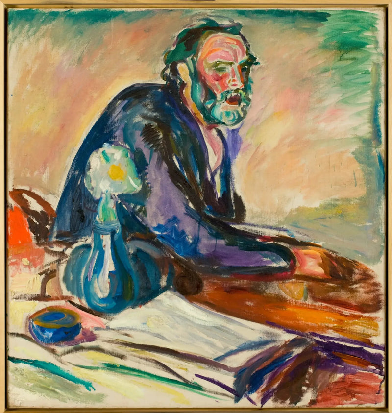 Uomo con bronchite - Edvard Munch