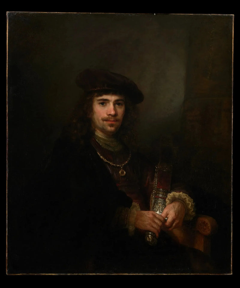 Uomo con una spada e un berretto - Rembrandt