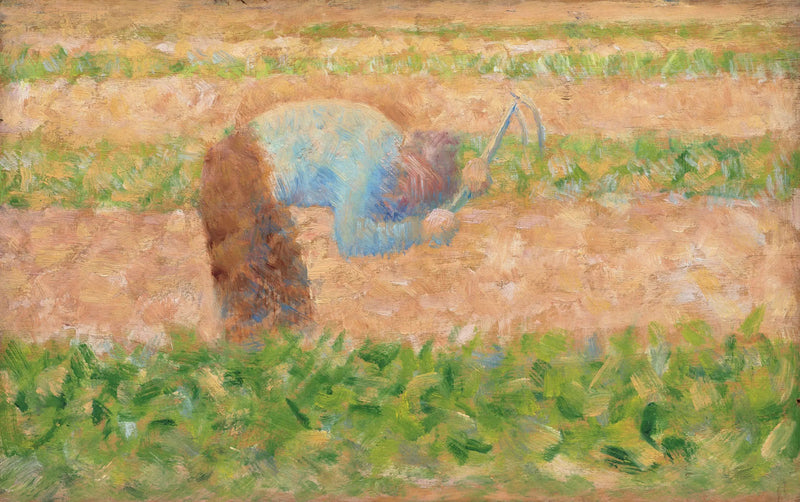 Uomo con un zappa - Georges Seurat