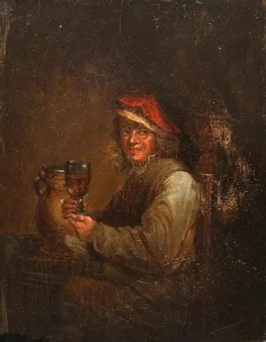 Uomo che beve - David Teniers il Giovane