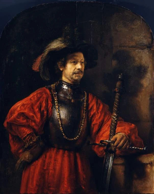 Ritratto di un uomo in uniforme militare - Rembrandt