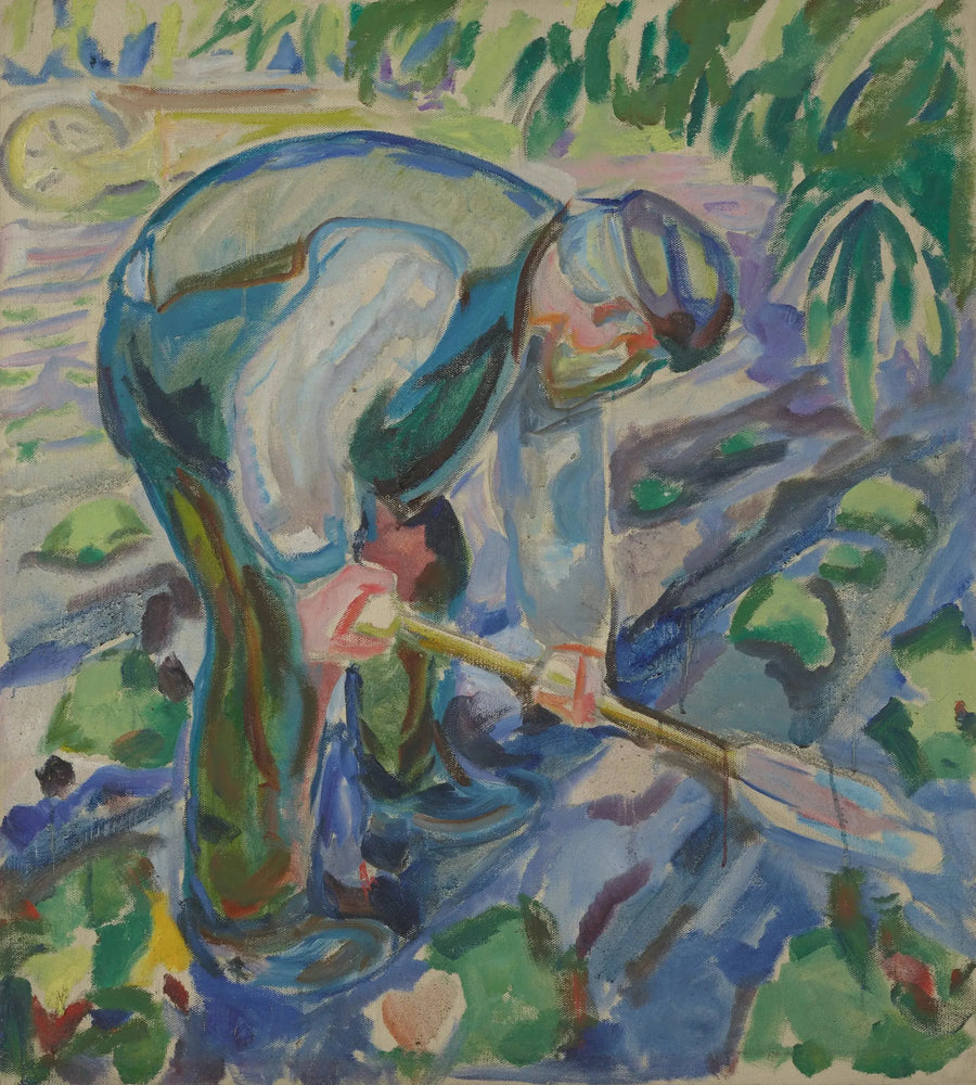 Uomo che scava - Edvard Munch