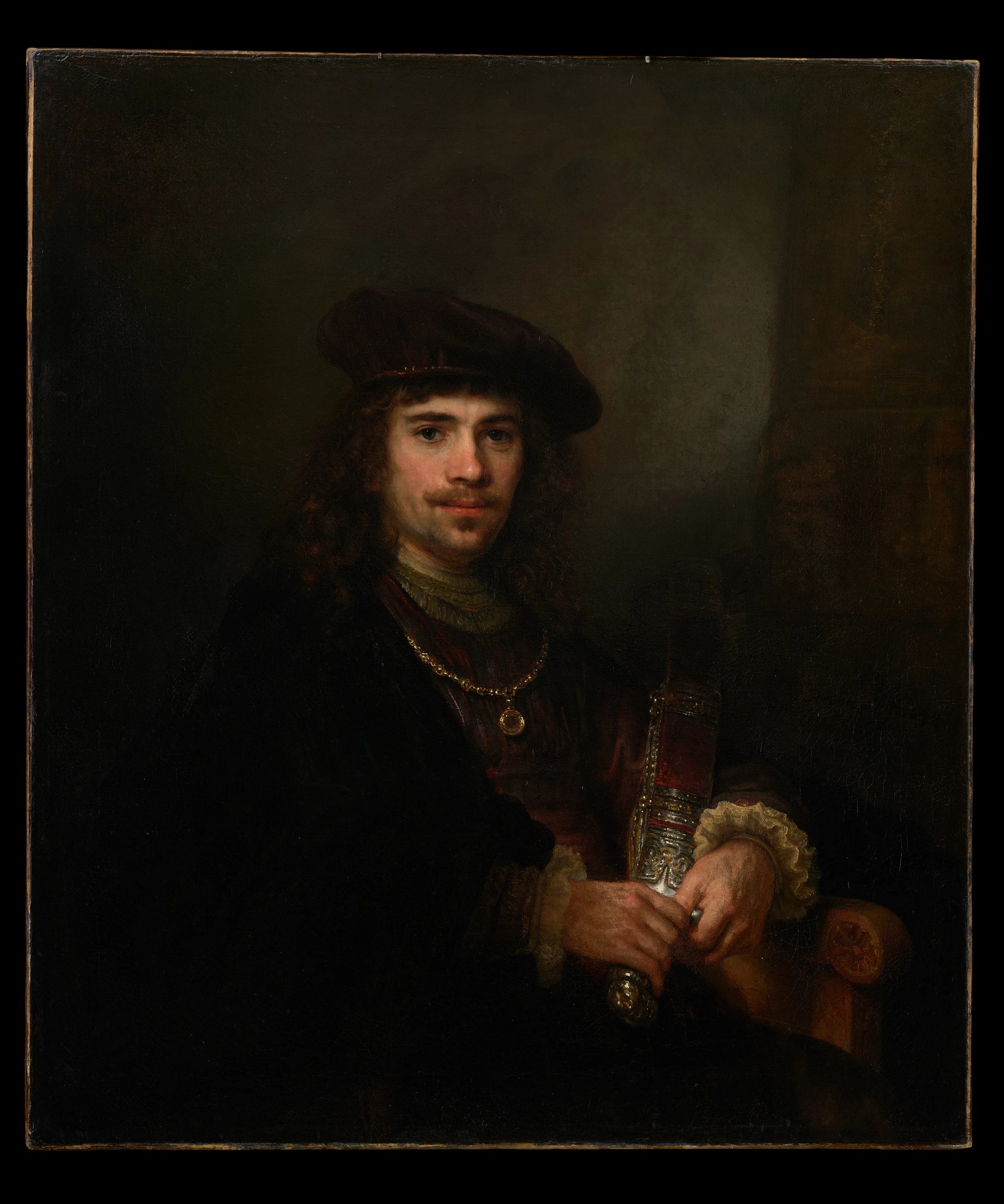 Homme à l’épée — tronie de Rembrandt et atelier, 1644, The Leiden Collection