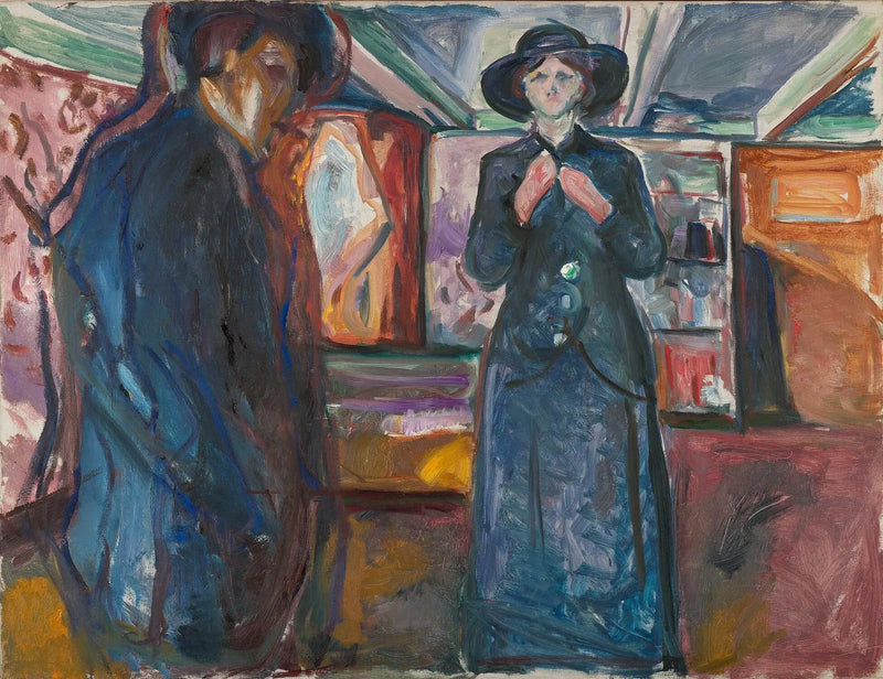 Uomo e Donna - Edvard Munch
