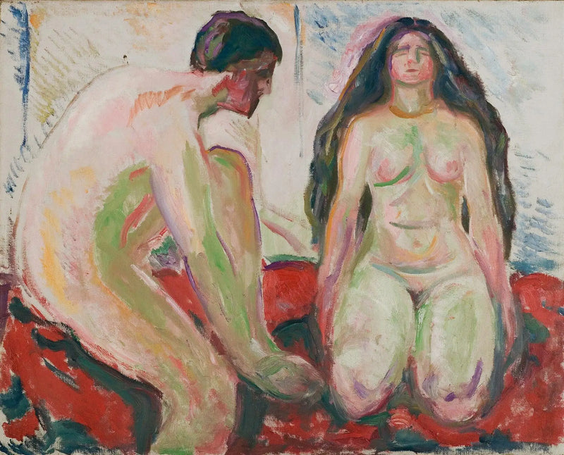 Uomo e Donna nudi - Edvard Munch