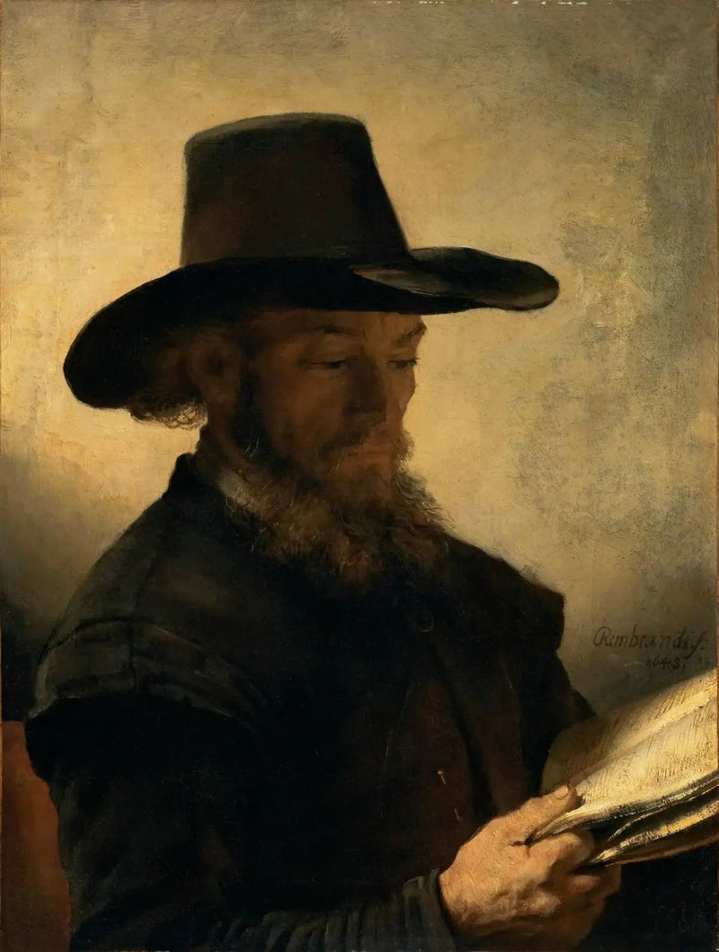 Uomo che legge - Rembrandt