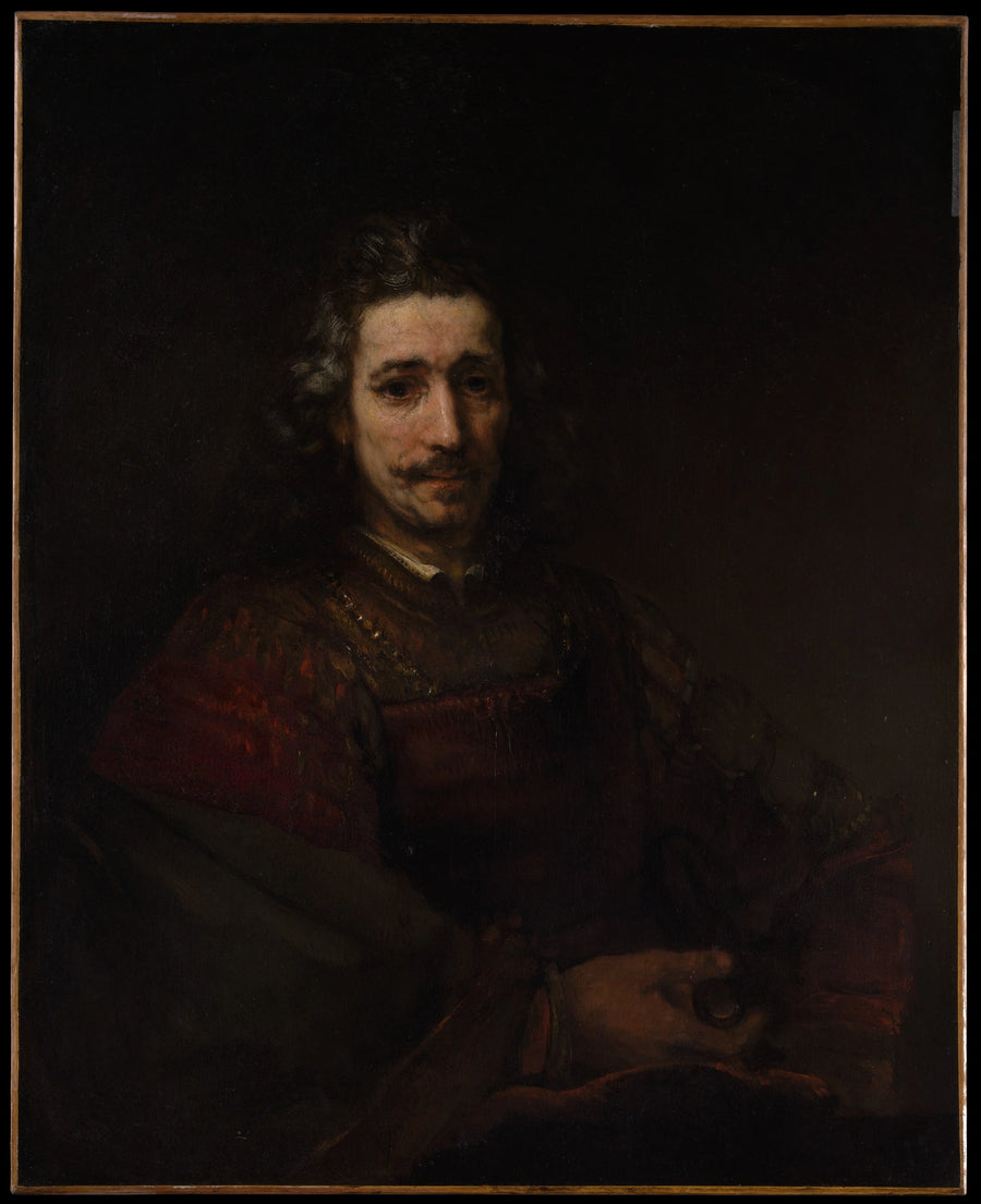 Homme à la loupe, probablement Pieter Haringh – Rembrandt
