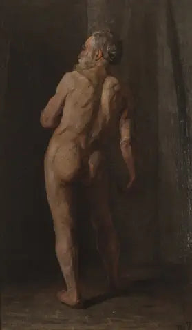Uomo nudo in piedi - Piet Mondrian