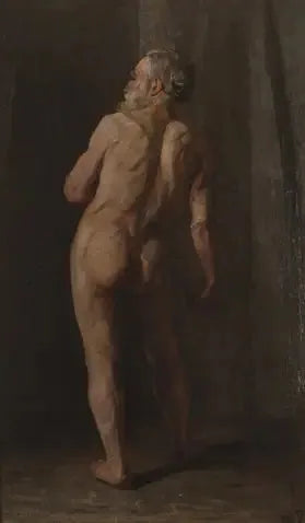 Uomo nudo in piedi - Piet Mondrian