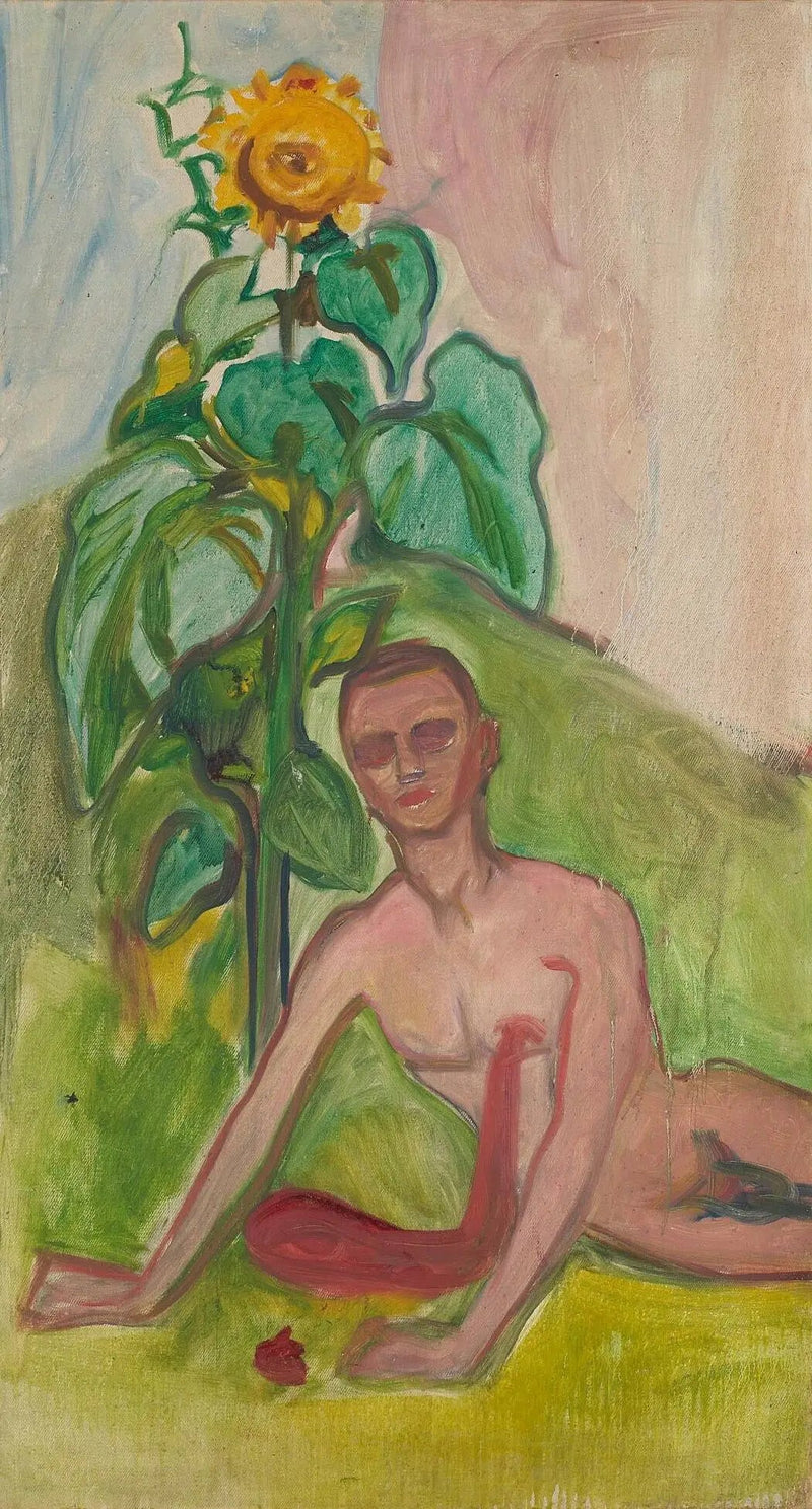 Uomo sanguinante e Girasole - Edvard Munch