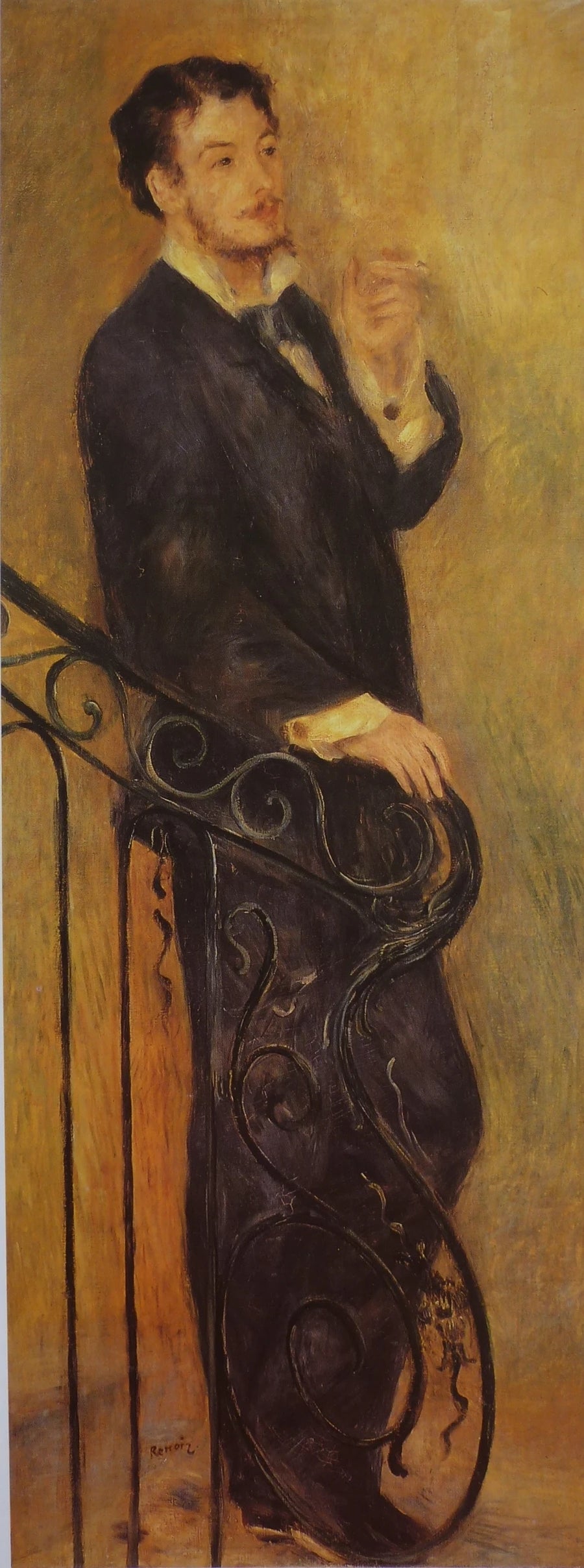 Uomo in una scala - Pierre-Auguste Renoir