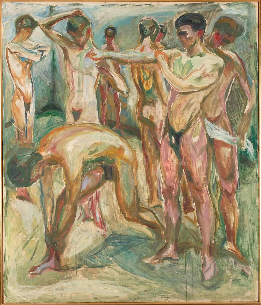 Uomini nudi nei bagni - Edvard Munch