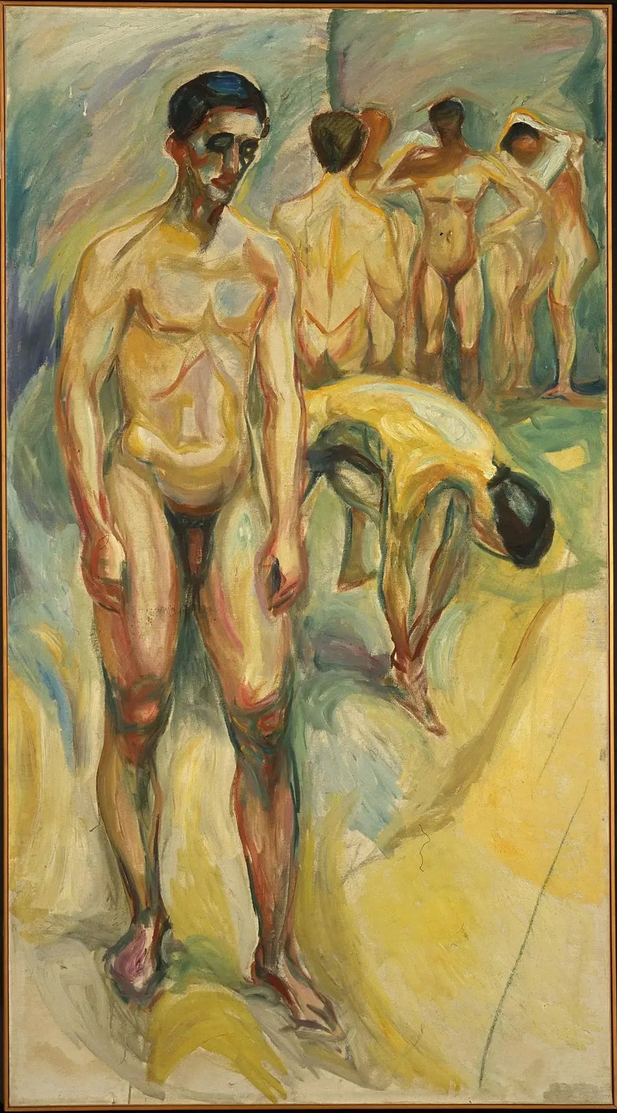 Uomini nudi nei bagni - Edvard Munch