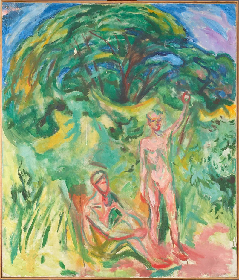 Uomini nudi nei boschi - Edvard Munch