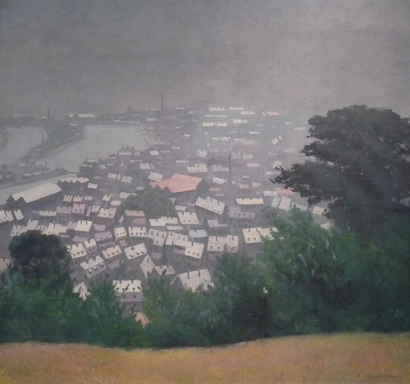 Honfleur nella nebbia - Félix Vallotton