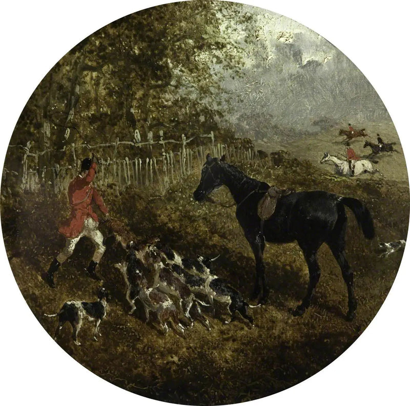 Otto scene circolari di caccia alla volpe: l'uccisione - John Frederick Herring, Sr.