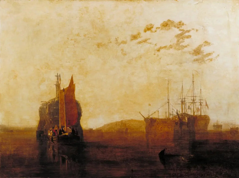 Hulks nel Tamar - J. M. W. Turner