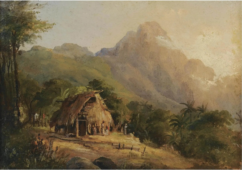Capanna in un paesaggio montano, Galipan - Camille Pissarro