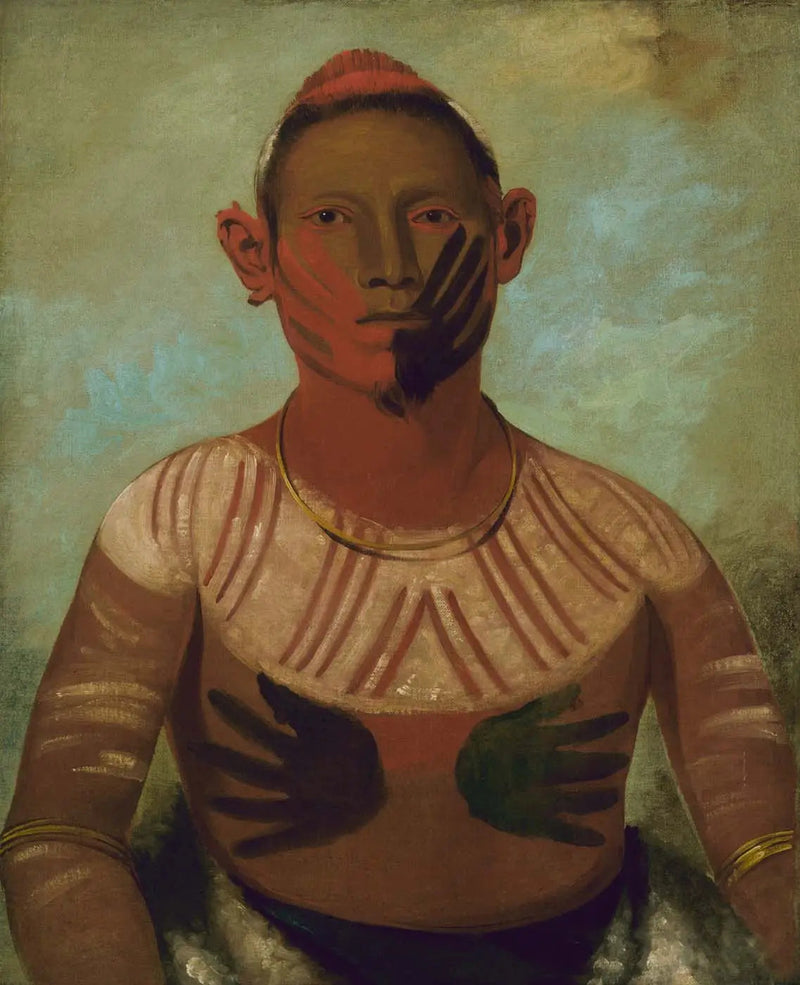 I-o-wáy, uno dei principali guerrieri di Black Hawk - George Catlin