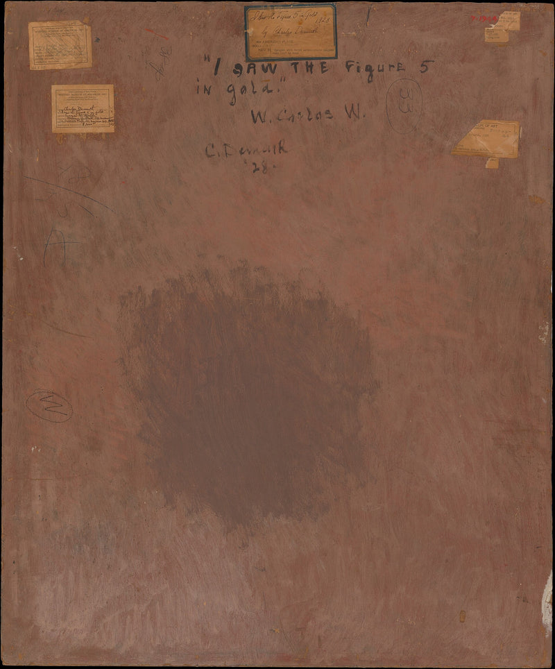 J’ai vu le chiffre 5 en or - Charles Demuth