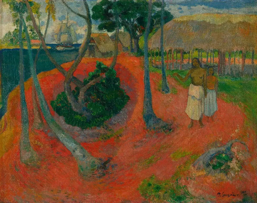 Idillio a Tahiti - Paul Gauguin