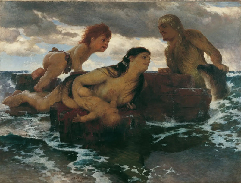 Idillio del mare - Arnold Böcklin