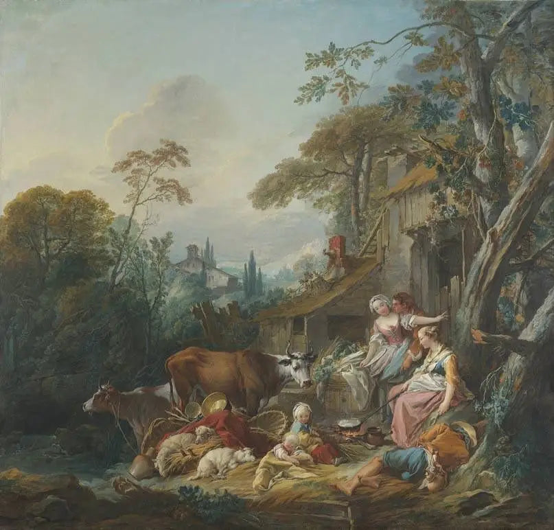 Idillio rurale - François Boucher
