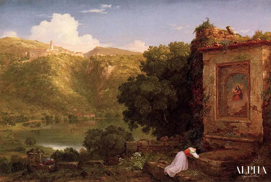 II Penseroso - Thomas Cole - Reproductions de tableaux et peintures haut de gamme