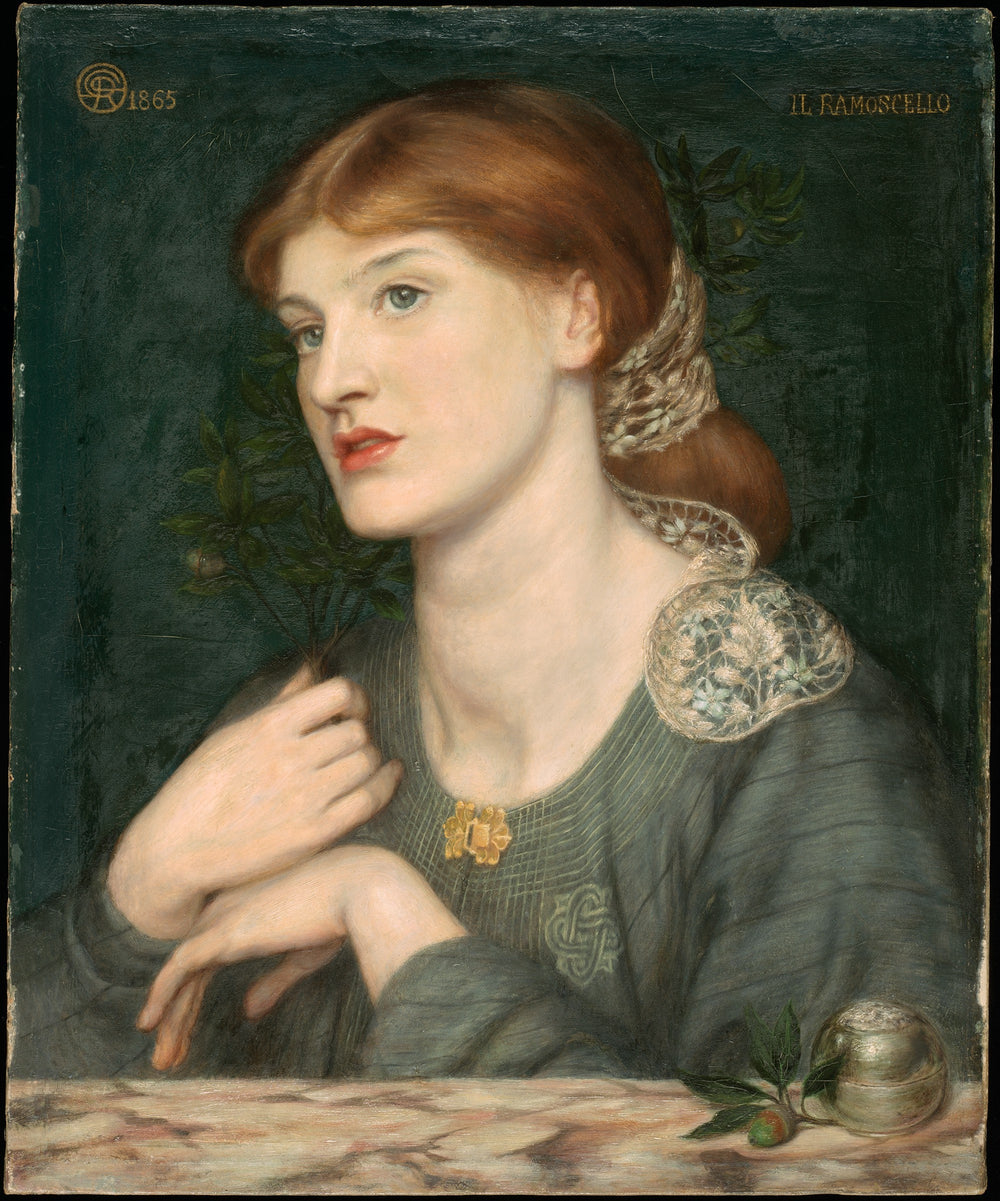 Il Ramoscello - Dante Gabriel Rossetti image 1 reproduction de peinture à l’huile