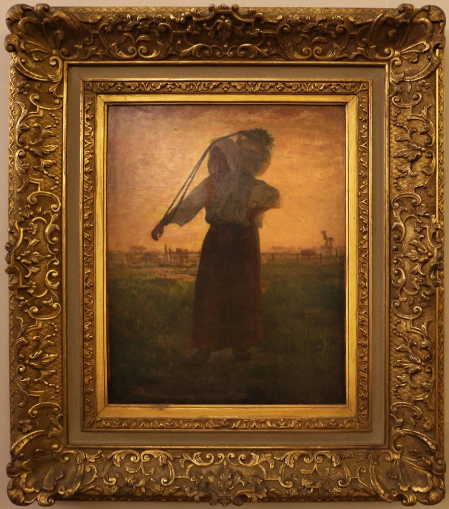 Jean-François Millet - Riproduzione di dipinto a olio su tela