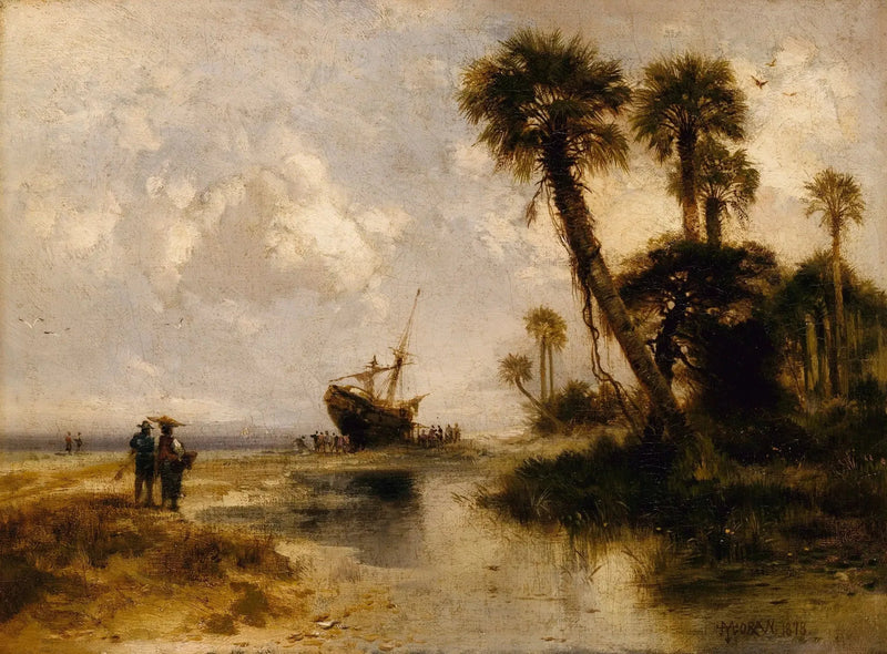 Île de Fort George, Florida - Thomas Moran