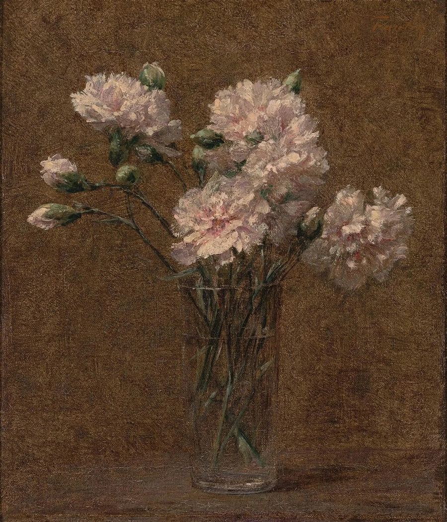 Gelsomini bianchi in un bicchiere - Henri Fantin-Latour