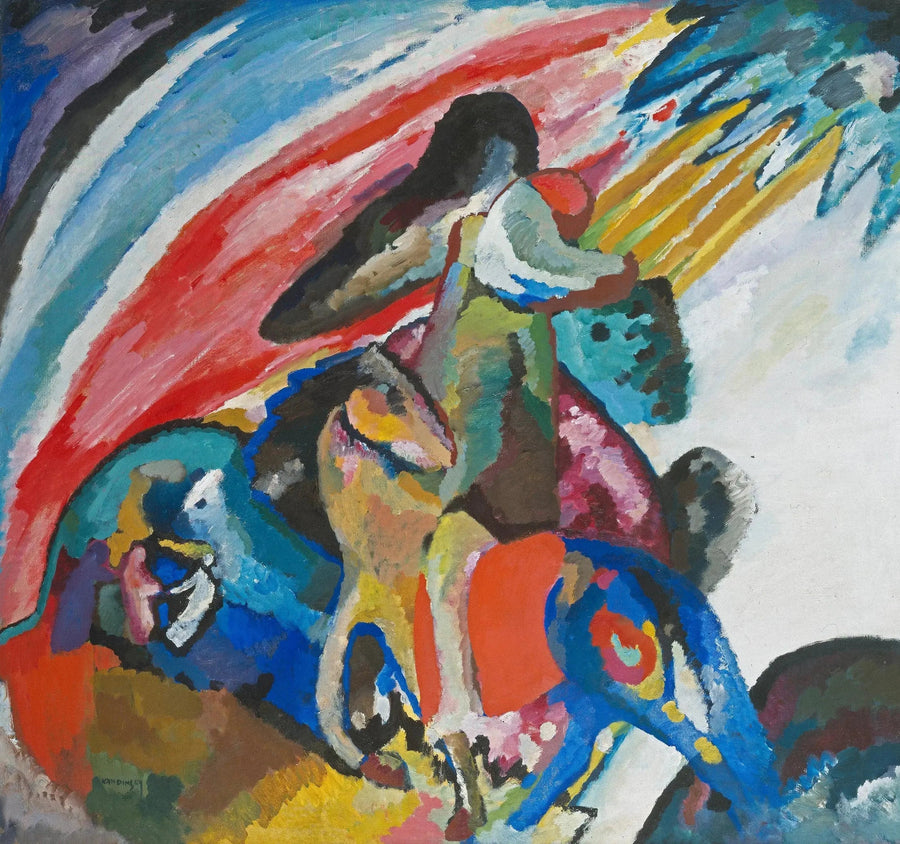 Improvvisazione 12 Il Cavaliere - Vassily Kandinsky
