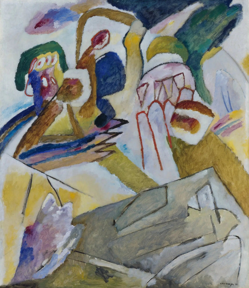 Improvvisazione 18 (con lapide) - Vassily Kandinsky