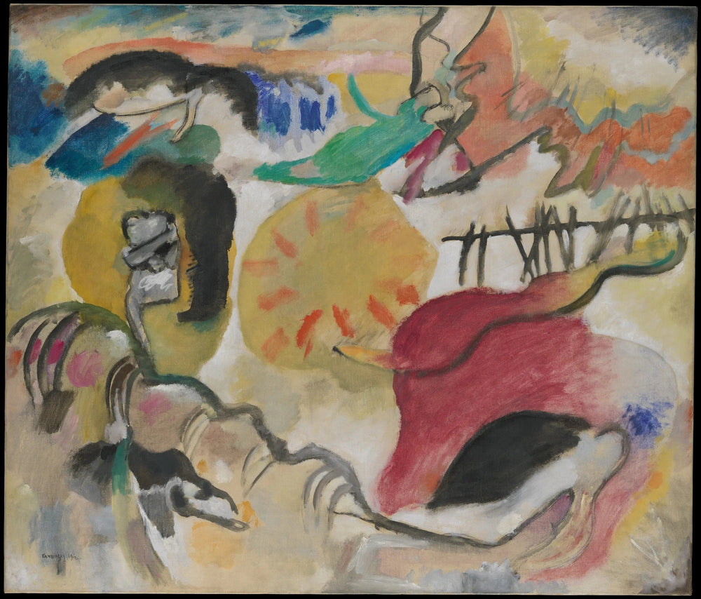 Improvisation 27 (Le Jardin d'amour II) - Vassily Kandinsky image 1 reproduction de peinture à l’huile