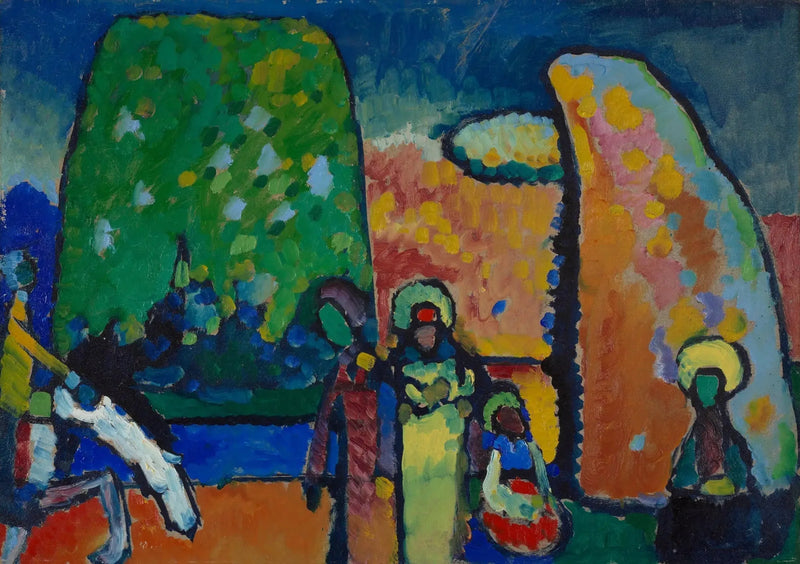 Improvvisazione n° 2 Marcia funebre (studio) - Vassily Kandinsky