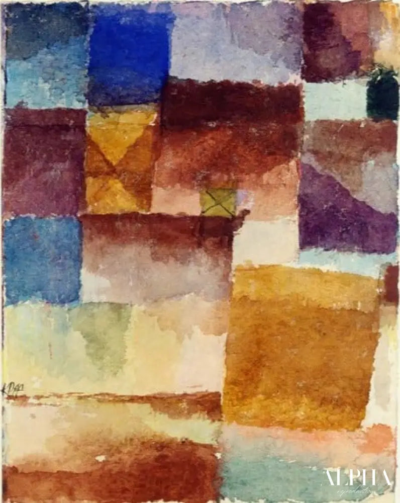 In der Einoede - Paul klee - Reproductions de tableaux et peintures haut de gamme