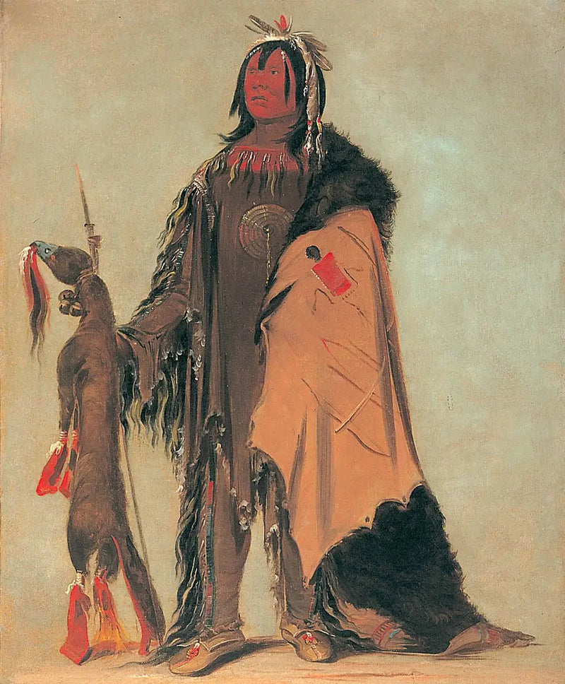 In-ne-ó-cose, l'enfant de Buffalo, un guerriero - George Catlin