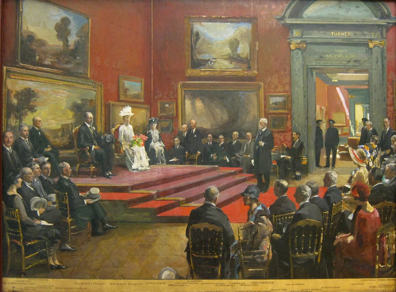 Inaugurazione delle gallerie Modern Foreign e Sargent alla Tate Gallery, 26 giugno 1926 - John Lavery