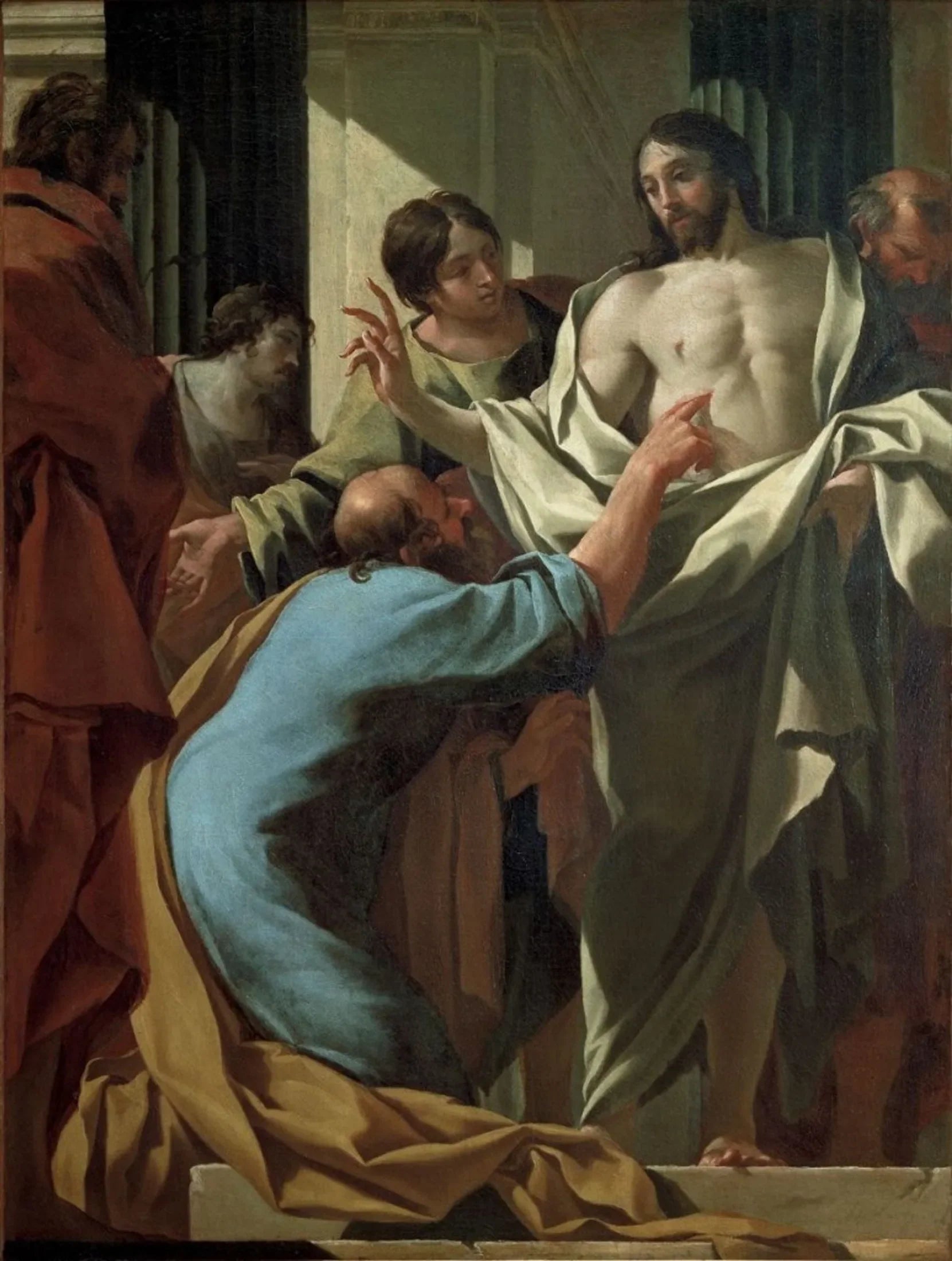 Incrédulité de saint Thomas - Simon Vouet image 1 reproduction artisanale de tableau