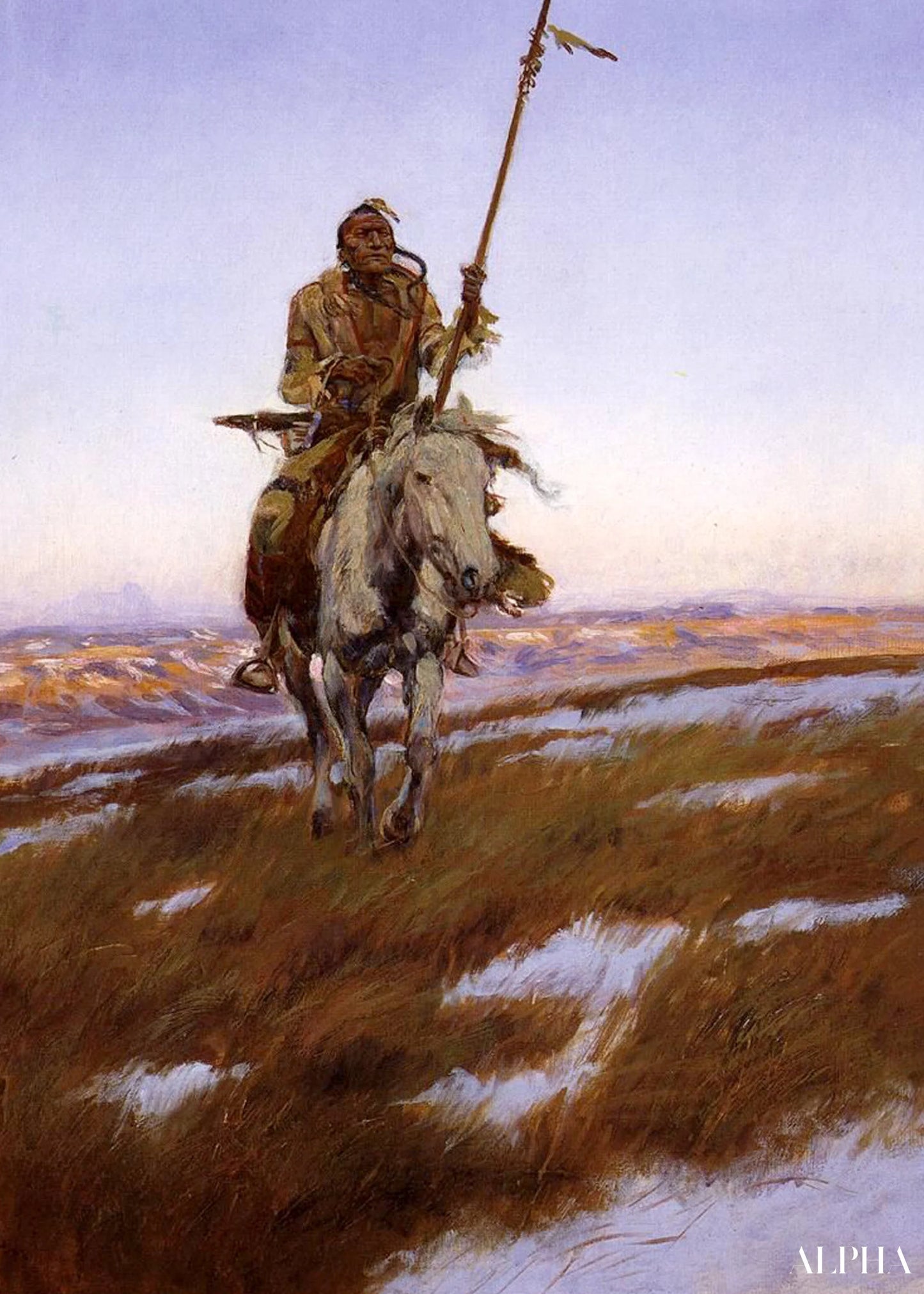 Indiani Cree - Charles Marion Russell - Riproduzioni di quadri e dipinti di alta gamma