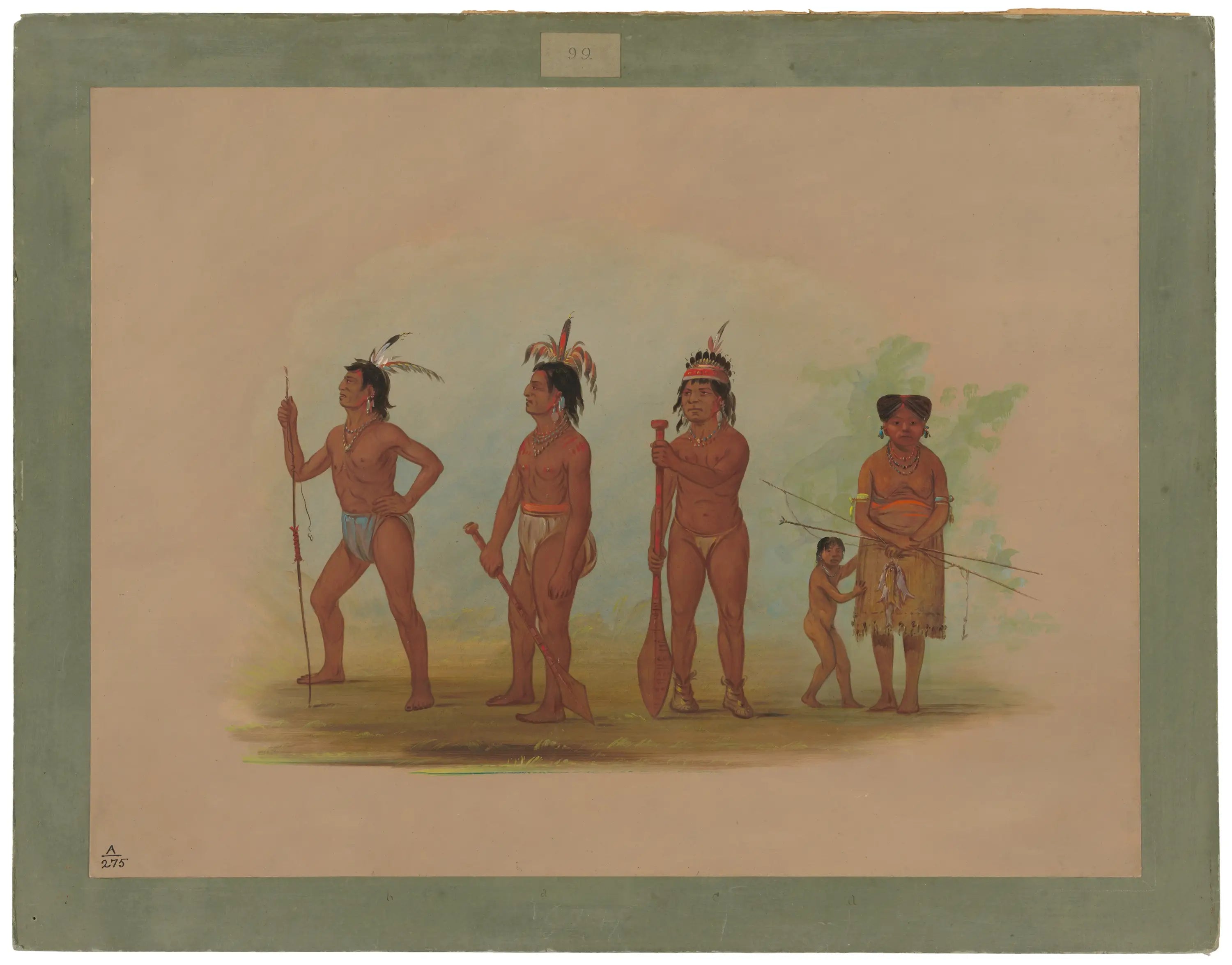 Indiens Klatsop - George Catlin - Alpha Reproduction