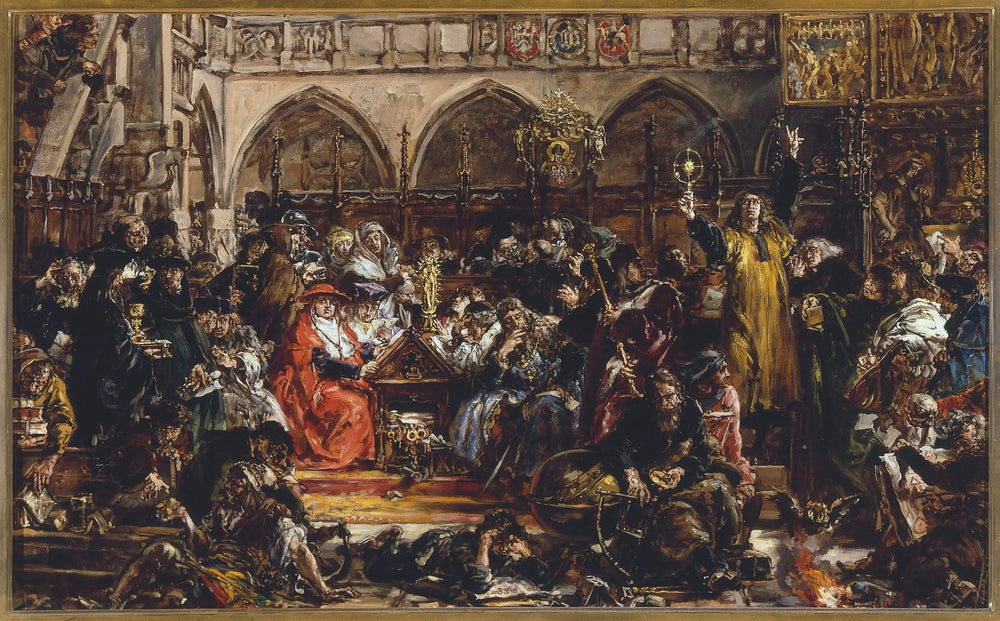 Influence de l’université sur le pays d’après la série « Histoire de la civilisation en Pologne » - Jan Matejko - Alpha